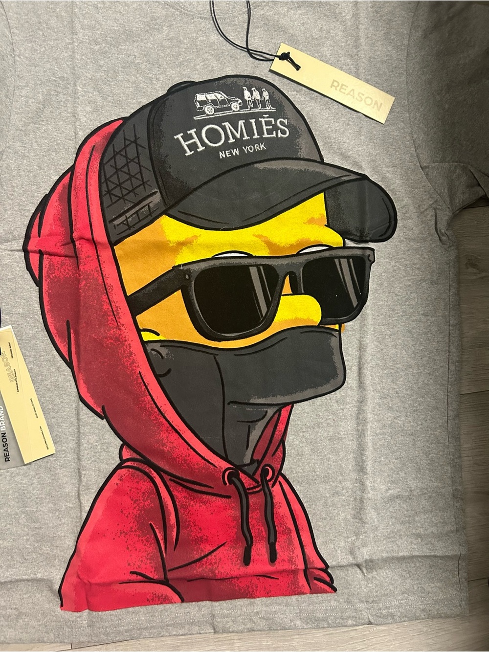 REASON Bart Simpson HOMIES Tee